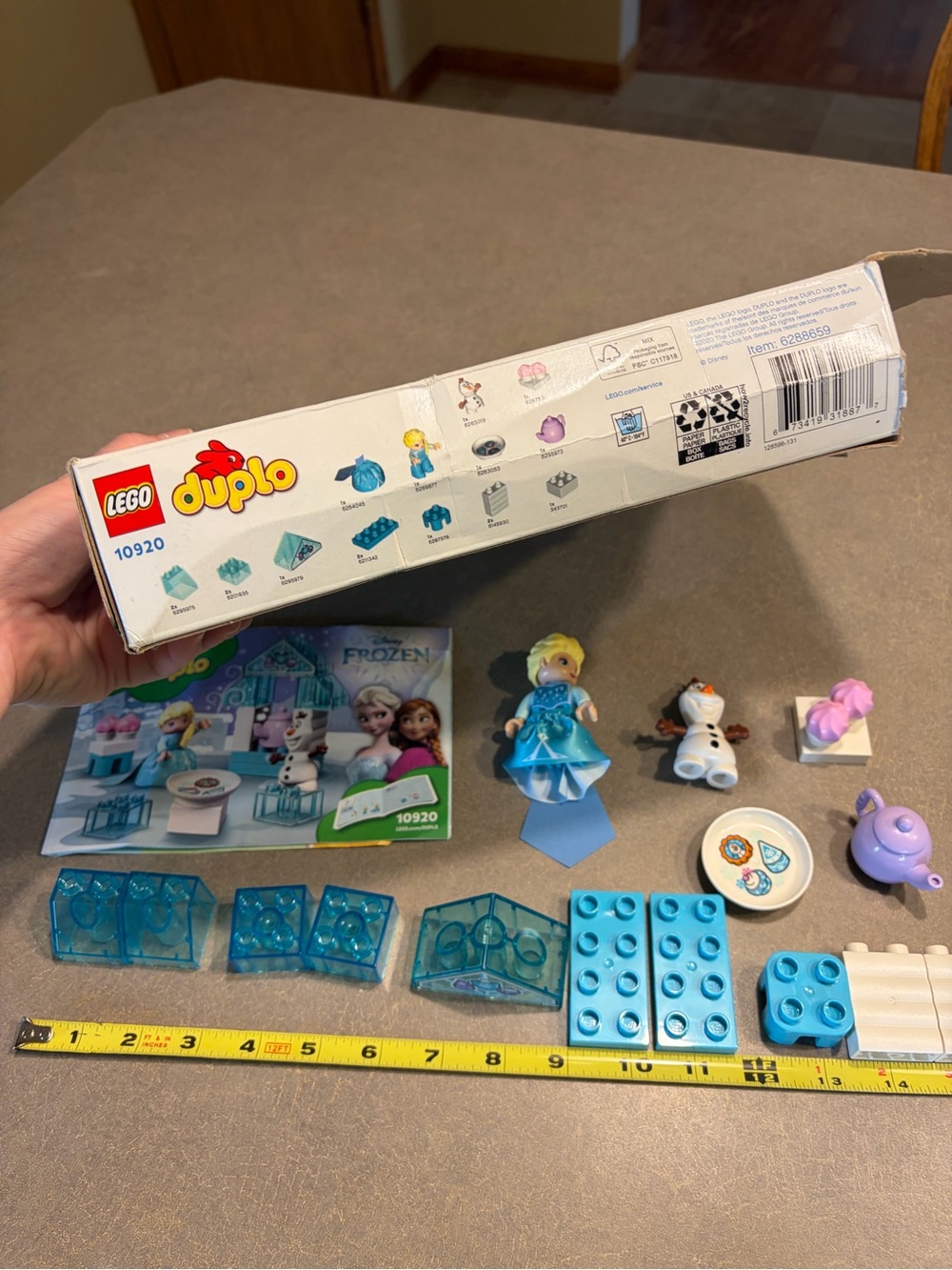 LEGO DUPLO: Elsa and Olaf's Tea Party (10920) Used With Creases In Box - Picture 9 of 10